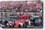 The drivers parade 