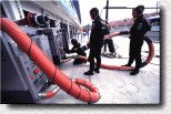 A Formula 1 filling station 