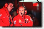 Critical faces in the Ferrari pits 