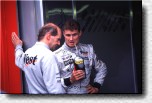Adrian Newey and David Coulthard 