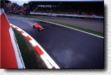 Rainmaster Schumacher in his F300 s/n 186 in Parabolica 