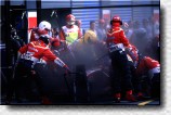 Smoke in the Williams pits 