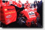 Schumacher's F300 s/n 189 on the grid