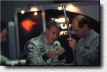 Mika Hakkinen talks to Adrian Newey