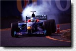 Smoking Jean Alesi with his Sauber. 