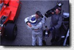 Mika Hakkinen and his team-mate David Coulthard who finished 3rd. 