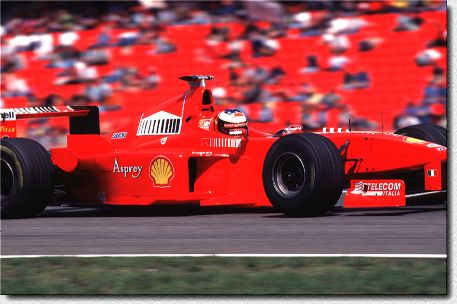 Michael Schumacher with the F300 s/n 186
