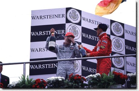 Mika (1st place) and Michael (2nd) on the podium