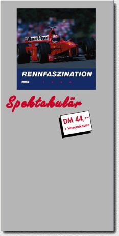 Spektakul�r - Kalender Rennfaszination 1999 