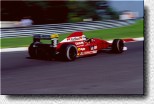 Emanuele Pirro mit dem vom BMS-Team des Industriellen Giuseppe Lucchini eingesetzten Dallara 191, dessen Judd-Motor hier auf dem Hungaroring leider an �ldruck verlor. 