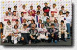 Wie beim Klassentreffen... Ein Stelldichein der Pilotin und der Piloten, die sich 1992 in der DTM um Punkte balgten.