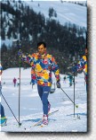 F�r Audi ist es zur Tradition geworden, im Winter ein Fitne�training in St. Moritz durchzuf�hren. 1994 war Emanuele Pirro zum ersten Mal dabei. Erfahrung im Skilaufen brachte er aber schon mit.