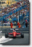 Zum zweiten und letzten Mal in seine F1-Karriere fuhr Emanuele 1991 in Monaco in die Punkte. Er wurde 6. Mit dem BMS Dallara 191-Judd. 