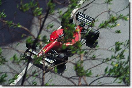 Zum zweiten und letzten Mal in seine F1-Karriere fuhr Emanuele 1991 in Monaco in die Punkte. Er wurde 6. mit dem BMS Dallara 191-Judd.