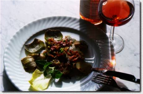 Carciofi e Pisellini alla Romana