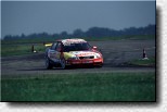 So makellos wie hier im Training kam der Audi A4 von Emanuele Pirro im Sprint und Rennen nur wenige Kilometer weit. 