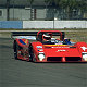 Der Ferrari 333 SP von Jim Matthews, Tom Kendall und Marc Dismore