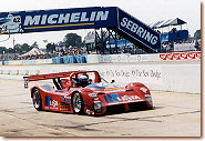 Fredy Lienhard exits the pits in his Doran/Lista 333 SP s/n 025.