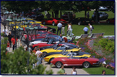 Exportiertes Bild mit Copyright wieder in SL gedropped - Ferrari zur Kur im Park von Baden-Baden