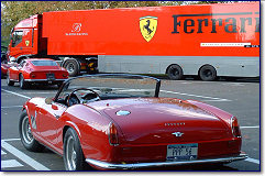 The parking in Fiorano ... Ferrari 250 GT SWB California Spyder s/n 2015GT