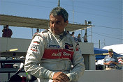 Michele Alboreto und sein Arbeitsgerät