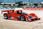 Fredy Lienhard exiting the pits in his 333 SP s/n 025.