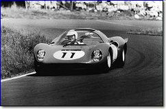 N&uuml;rburgring 1000 km 1966: The 2nd place was a great result for the Dino 206 S s/n 004 of Lorenzo Bandini and Ludovico Scarfiotti