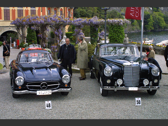 Mercedes 300 SL s/n 198.040.5500341
 & 300 SC Pininfarina