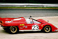 Charles Arnott, driving a Ferrari 512 S, won one of the Disc Brake races