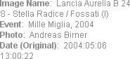Image Name:  Lancia Aurelia B 24 S - Stella Radice / Fossati (I) 
Event:  Mille Miglia, 2004
Phot...