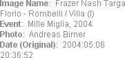 Image Name:  Frazer Nash Targa Florio - Rombelli / Villa (I)
Event:  Mille Miglia, 2004
Photo:  A...