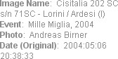 Image Name:  Cisitalia 202 SC s/n 71SC - Lorini / Ardesi (I)
Event:  Mille Miglia, 2004
Photo:  A...