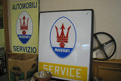 Maserati garage signs