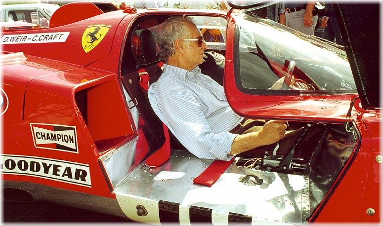 Nino Vaccarella reunited with the 512 he drove 1970 in Daytona