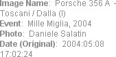Image Name:  Porsche 356 A  - Toscani / Dalla (I)
Event:  Mille Miglia, 2004
Photo:  Daniele Sala...