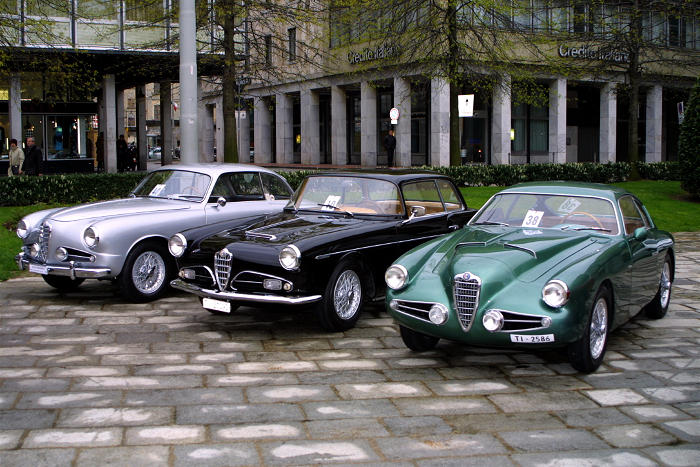 Alfa Romeo 1900 SS display - Zagato s/n 2060 (green)