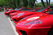 Arrival at the Collezione Maranello Rosso