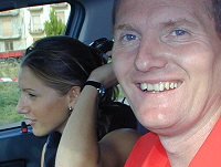 The rich and the famous - the famous mechanic Kevin Jones and beautiful fashion model Vanessa