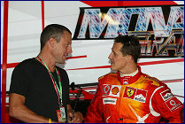 Michael Schumacher e Lance Armstrong