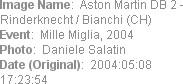 Image Name:  Aston Martin DB 2 - Rinderknecht / Bianchi (CH)
Event:  Mille Miglia, 2004
Photo:  D...