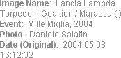 Image Name:  Lancia Lambda Torpedo -  Gualtieri / Marasca (I)
Event:  Mille Miglia, 2004
Photo:  ...
