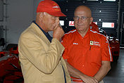 Niki Lauda & Carlo Tazzioli