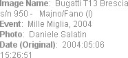 Image Name:  Bugatti T13 Brescia s/n 950 -   Majno/Fano (I)
Event:  Mille Miglia, 2004
Photo:  Da...