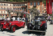 Left: Alfa Romeo 6C 1750 GS Spider Brianza 1932, Axel Marx (CH). Right: Ballot RH3 Brandone Coupé Aerosport 1932, André Plasch (B)