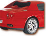 With the hardtop on, the 550 Barchetta's silhouette resembles the  styling of the 250 GTO '64 - turning the car into a "'02 GTO" or a  "Nossek Double Bubble".