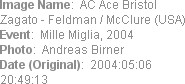 Image Name:  AC Ace Bristol Zagato - Feldman / McClure (USA)
Event:  Mille Miglia, 2004
Photo:  A...