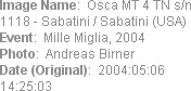 Image Name:  Osca MT 4 TN s/n 1118 - Sabatini / Sabatini (USA) 
Event:  Mille Miglia, 2004
Photo:...