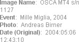 Image Name:  OSCA MT4 s/n 1127
Event:  Mille Miglia, 2004
Photo:  Andreas Birner
Date (Original):...