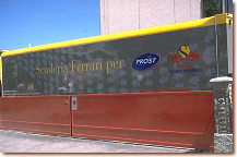 Prost F1 transporter at the Racing Department