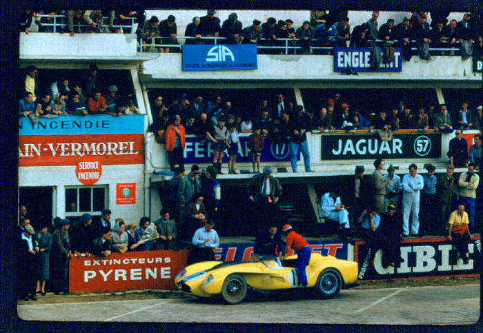250 TR Spyder Scaglietti s/n 0722 - '58 June 22, 24h Le Mans driven by Gomez-Mena and Drogo #17